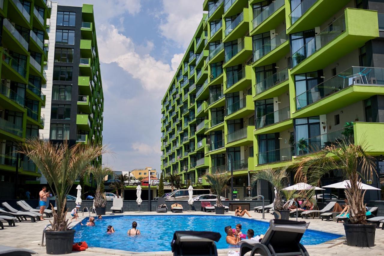 San Francisco Aparthotel Pool & Spa Mamaia Nord นาโวดาริ ภายนอก รูปภาพ